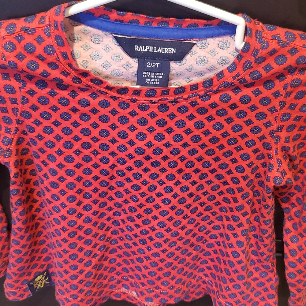 3 Ralph Lauren girls tops 2T
